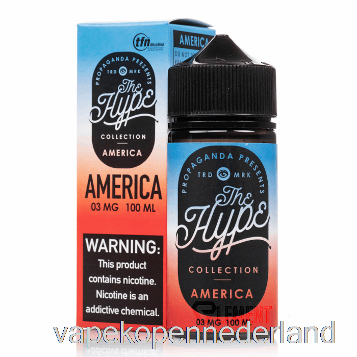 Vape Nederland Hype - Amerika - Propaganda E-liquids - 100ml 0mg